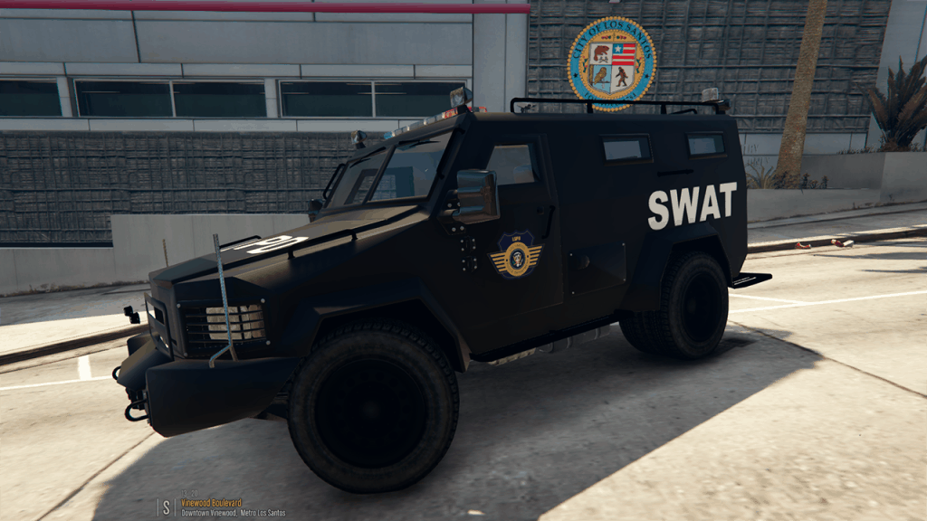 Lenco Bearcat Lspd Swat Paintjob Gta Mod Grand Theft Auto Mod