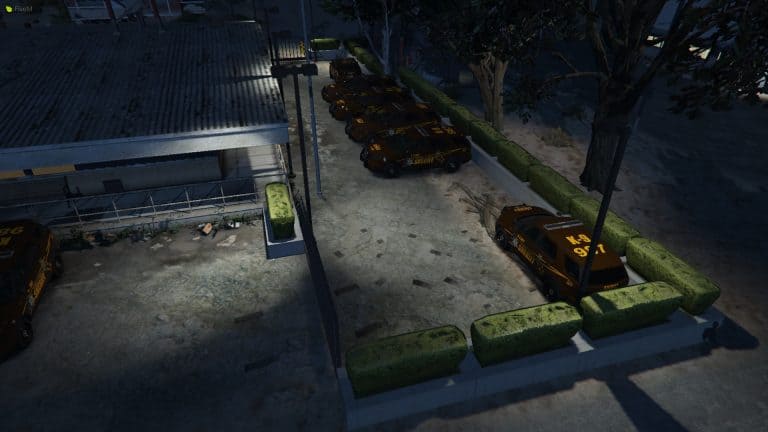 Sandy Shores Sheriff Parking Mapping Exterior Ymap Gta Mod