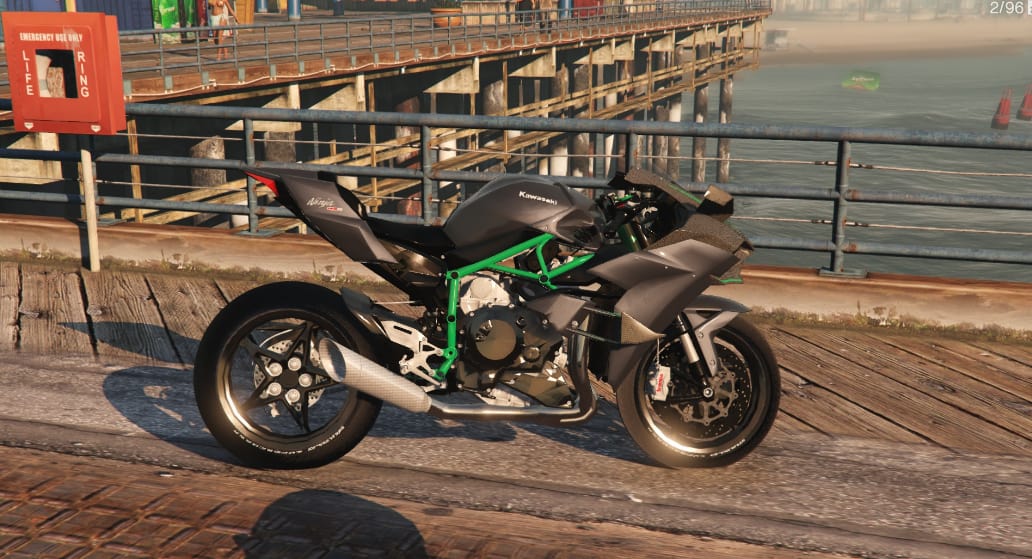 Kawasaki Ninja H2/H2R 3.1 - GTA 5 Mod | Grand Theft Auto 5 Mod