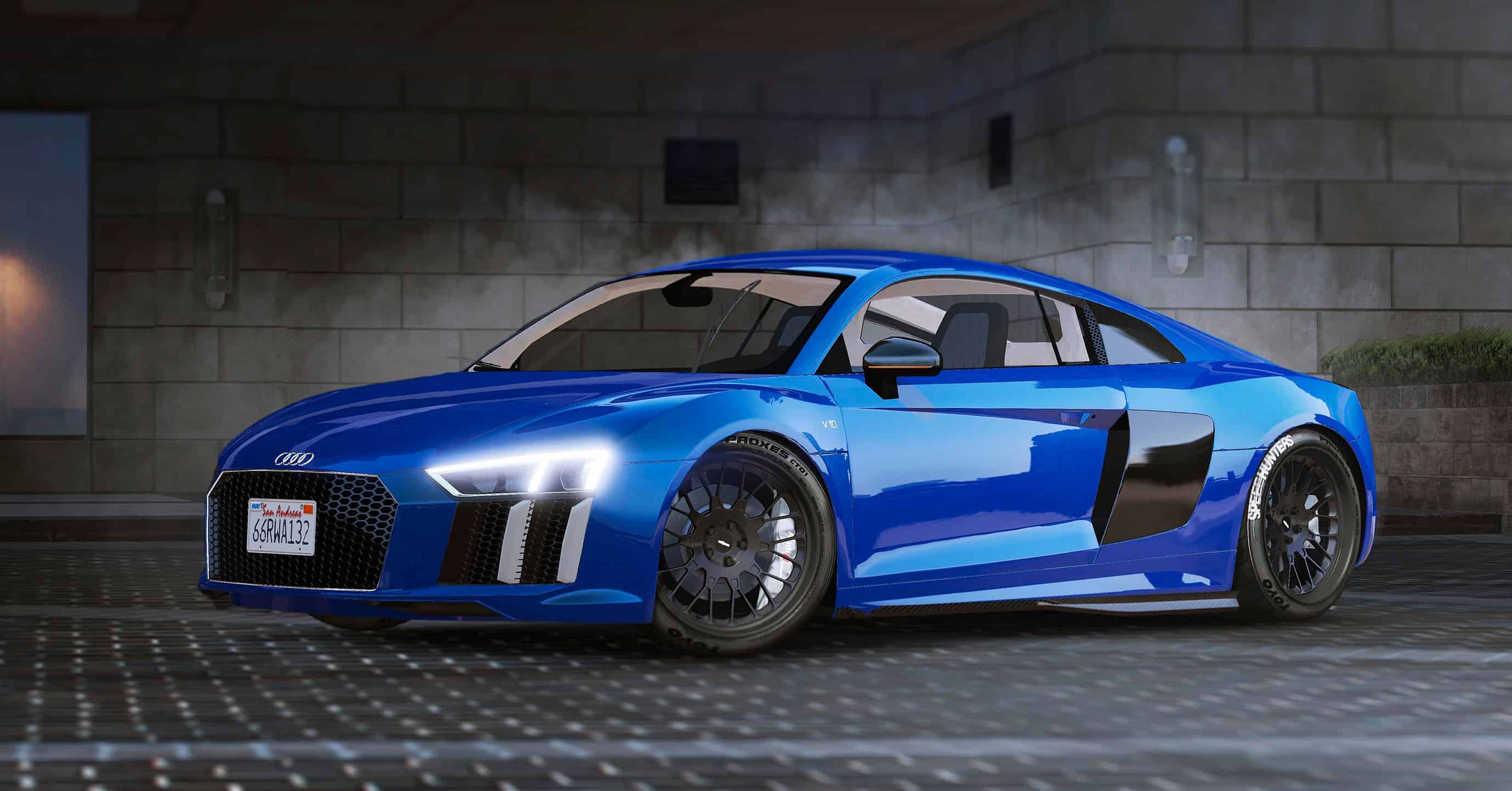 Tuning audi r8 gta 5 фото 71