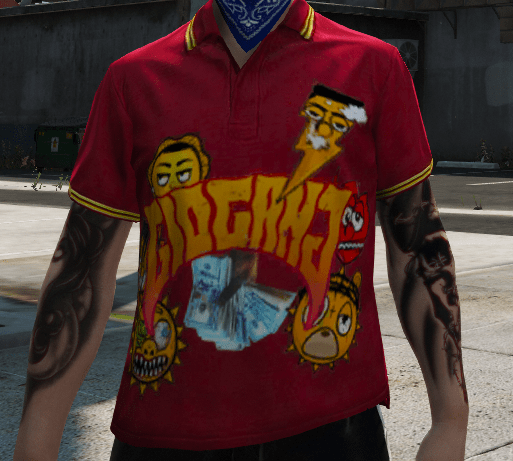 Glory Boyz Shirts Red / White (GBE) FiveM 1.0 - GTA 5 Mod | Grand Theft ...